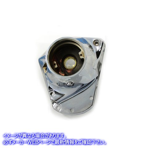 10-0110 クロームノーズコーンカムカバー 取寄せ Vツイン Chrome Nose Cone Cam Cover (検索用／25218-70