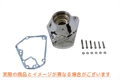 10-0111 クロームノーズコーンカムカバー 取寄せ Vツイン Chrome Nose Cone Cam Cover (検索用／25268-84A