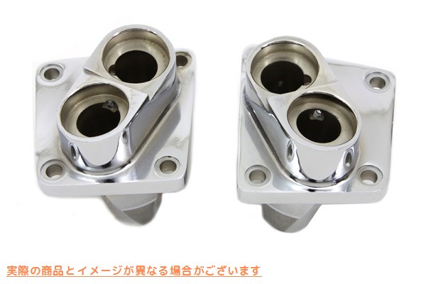 10-0987 レプリカクロームタペットブロックセット 取寄せ Vツイン Replica Chrome Tappet Block Set (検索用／