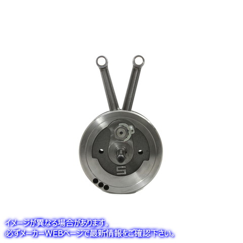 10-1007 V ツイン ストック 1941-1953 FL フライホイール アセンブリ 取寄せ Vツイン V-Twin Stock Flywheel Assembly (検索用／