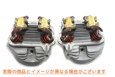 10-1065 雲台シリンダーヘッド完全組立 取寄せ Vツイン Panhead Cylinder Heads Full Assembly (検索用／