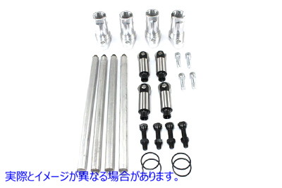 11-0588 ソリッドタペットアロイブロックキット 取寄せ Vツイン Solid Tappet Alloy Block Kit (検索用／