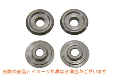 11-0648 スチール製アッパーバルブカラーセット 取寄せ Vツイン Steel Upper Valve Collar Set (検索用／18219-81