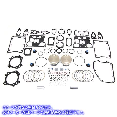 11-0849 Wiseco ツインカム 110 インチビッグボアピストンキット 取寄せ Vツイン Wiseco Twin Cam 110 inch Big Bore Piston Kit