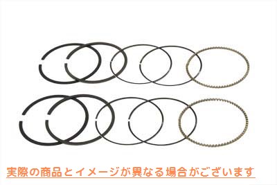 11-0859 3-5/8 インチ ピストン リング セット 標準 取寄せ Vツイン 3-5/8 inch Piston Ring Set Standard (検索用／ Hastings R