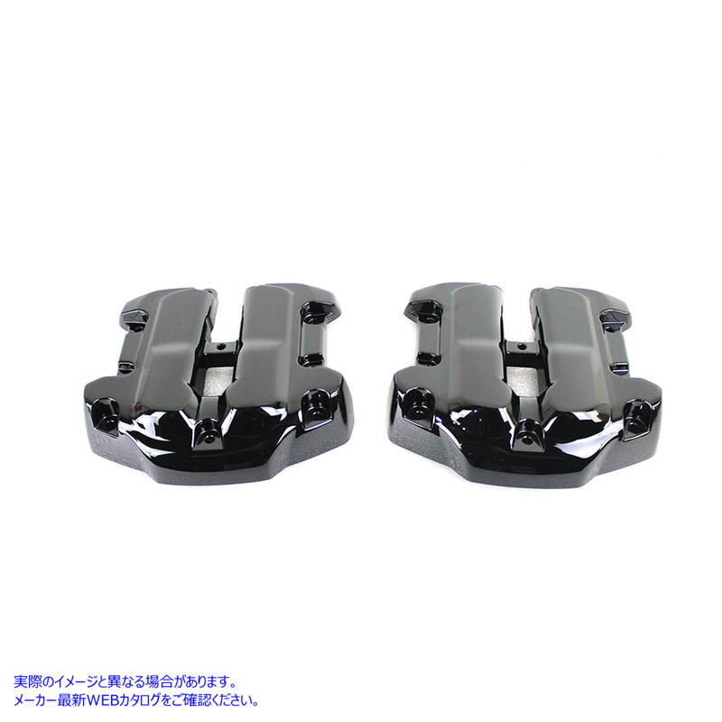 11-0894 M8 チタンロッカーボックスカバーセット 取寄せ Vツイン M8 Titanium Rocker Box Cover Set (検索用／