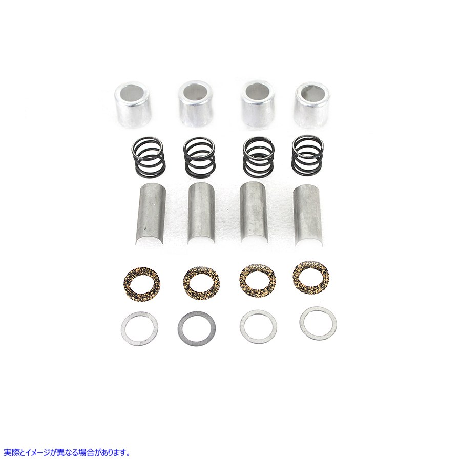 11-0899 1936 プッシュロッド カバー クリップ キット ステンレススチール 取寄せ Vツイン 1936 Pushrod Cover Clip Kit Stainle