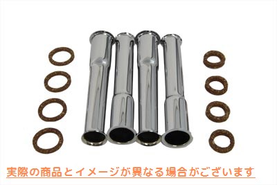 11-0922 ロアプッシュロッドカバーキット クローム 取寄せ Vツイン Lower Pushrod Cover Kit Chrome (検索用／17938-48B