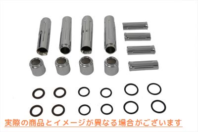 11-0943 プッシュロッドカバーセット 取寄せ Vツイン Pushrod Cover Set (検索用／18096-01A