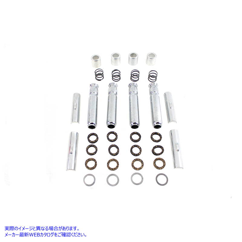 11-1102 【廃番】 1936 ナックルヘッド プッシュロッド カバー キット 取寄せ Vツイン 1936 Knucklehead Pushrod Cover Kit (検