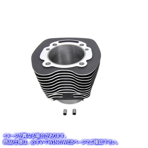 11-1195 103インチ ツインカム 純正交換シリンダー ブラック 取寄せ Vツイン 103 inch Twin Cam Stock Replacement Cylinder Bla
