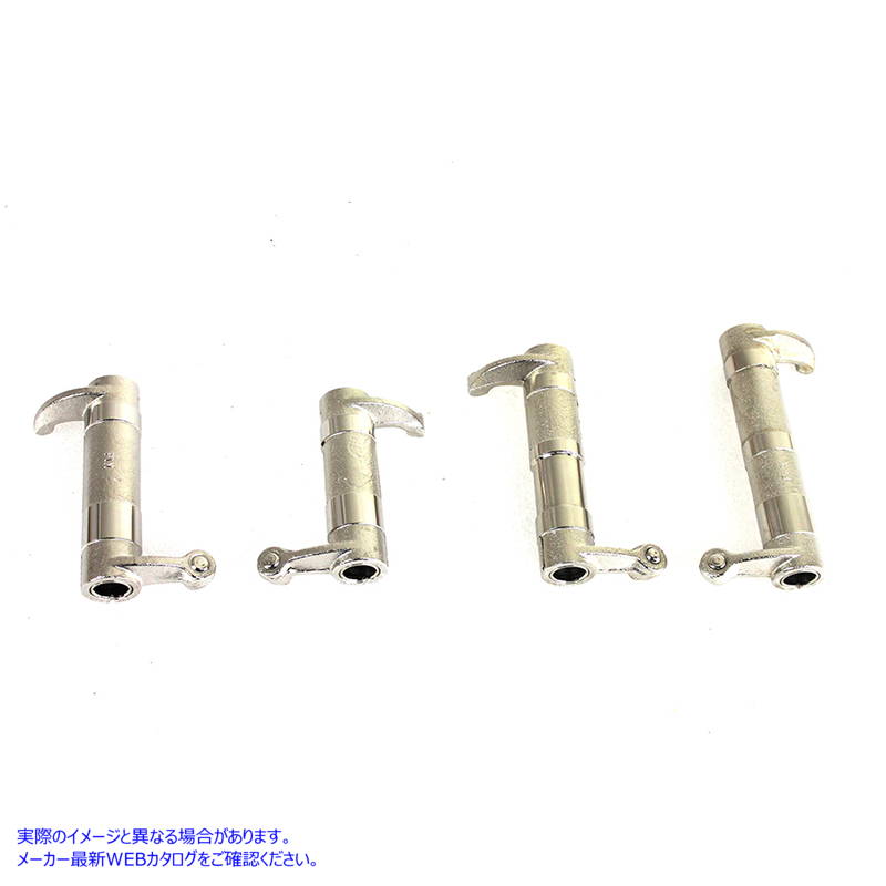 11-1209 【廃番】 ニッケルメッキナックルヘッドロッカーアームセット 取寄せ Vツイン Nickel Plated Knucklehead Rocker Arm Se