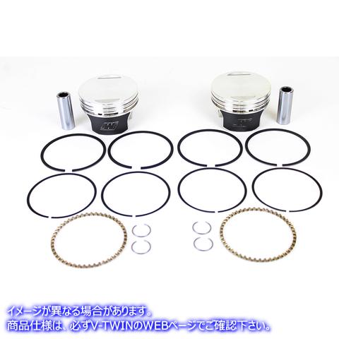 11-1316 Wiseco トラッカー シリーズ ピストン セット .010 オーバーサイズ 取寄せ Vツイン Wiseco Tracker Series Piston Set .