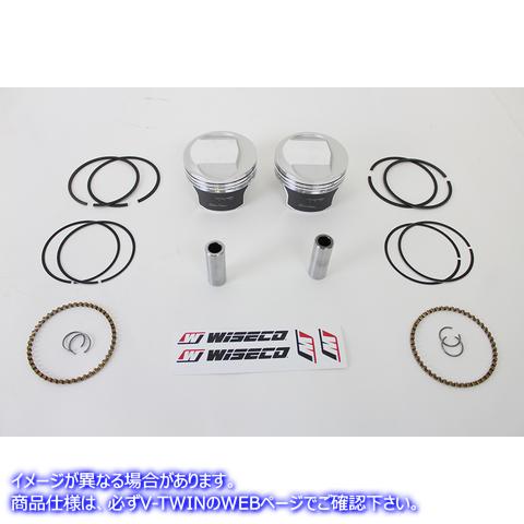 11-1322 Wiseco トラッカー シリーズ ピストン セット .030 オーバーサイズ 取寄せ Vツイン Wiseco Tracker Series Piston Set .