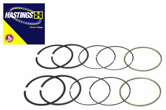 11-1375 74 インチ モリ ピストン リング セット .070 オーバーサイズ 取寄せ Vツイン 74 inch Moly Piston Ring Set .070 Overs