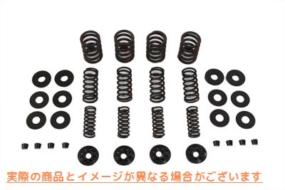 11-2077 スチール製バルブスプリングとカラーキット 取寄せ Vツイン Steel Valve Spring and Collar Kit (検索用／ S&S Cycle 90