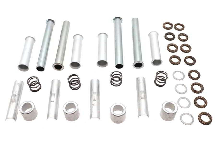 11-2280 取寄せ Vツイン Knucklehead Pushrod Cover Kit Cadmium (検索用／)