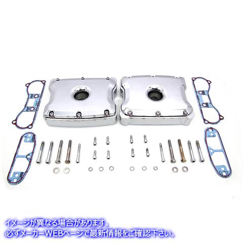 11-2701 クロームロッカーボックスセット 取寄せ Vツイン Chrome Rocker Box Set (検索用／