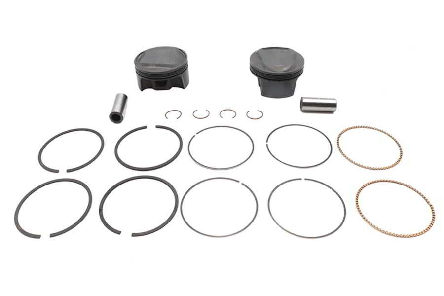 11-3251 取寄せ Vツイン 100 inch Ultima 3.875 inch Bore Piston Set .005 Oversize (検索用／)