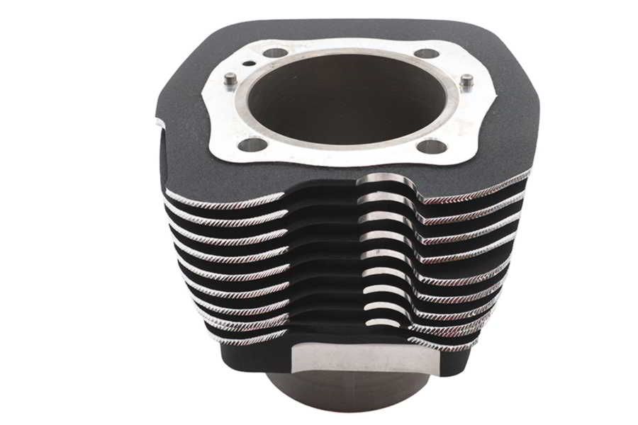 11-4058 取寄せ Vツイン Ultima 100 inch Big Bore Rear Cylinder Black DC (検索用／)
