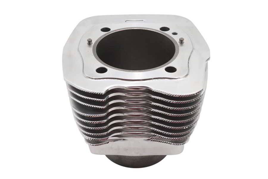 11-4061 取寄せ Vツイン Ultima 107 inch Big Bore Front Cylinder Polished DC (検索用／)