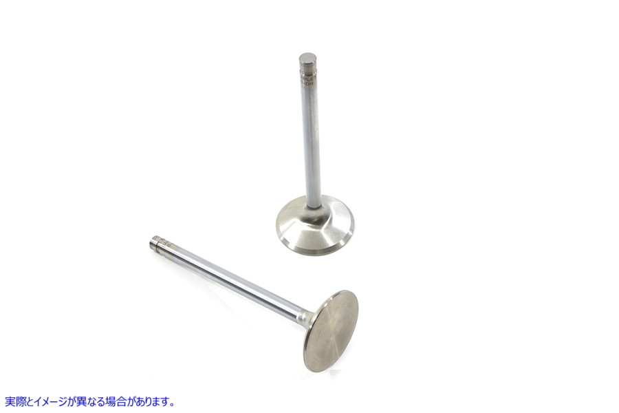 11-9081 ステンレス製排気バルブ 取寄せ Vツイン Stainless Steel Exhaust Valves (検索用／18082-83 Manley 99081-2