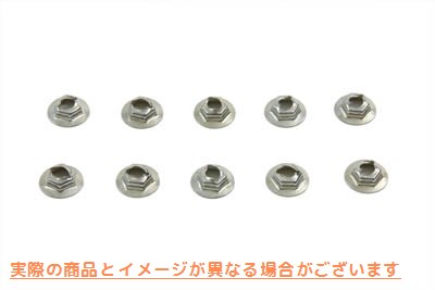 12-0575 テールランプマウントナット 取寄せ Vツイン Tail Lamp Mount Nuts (検索用／7501