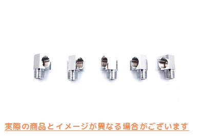 12-1416 クロームオイルラインフィッティング 取寄せ Vツイン Chrome Oil Line Fitting (検索用／26338-68