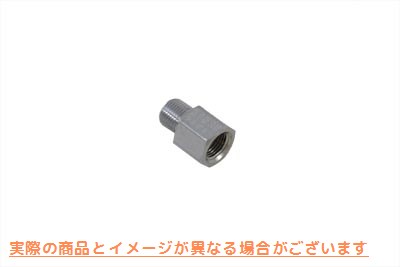 12-1419 クロームストレートオイルラインフィッティング 取寄せ Vツイン Chrome Straight Oil Line Fitting (検索用／