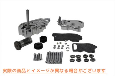 12-9800 ブリーザー付きポリッシュオイルポンプアセンブリ 取寄せ Vツイン Polished Oil Pump Assembly with Breather (検索用／