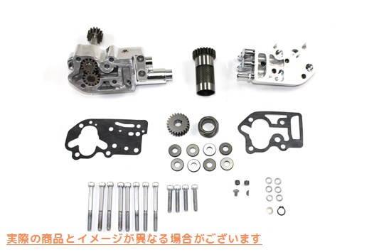 12-9802 ブリーザー付きポリッシュオイルポンプアセンブリ 取寄せ Vツイン Polished Oil Pump Assembly with Breather (検索用／