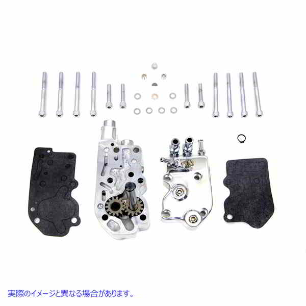 12-9971 ポリッシュオイルポンプアセンブリ 取寄せ Vツイン Polished Oil Pump Assembly (検索用／26190-73