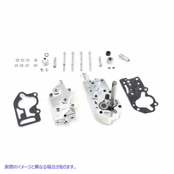 12-9975 ポリッシュオイルポンプアセンブリ 取寄せ Vツイン Polished Oil Pump Assembly (検索用／