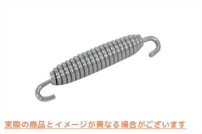 13-0185 高耐久クロームキックスタンドスプリング 取寄せ Vツイン Heavy Duty Chrome Kickstand Spring (検索用／50005-85A