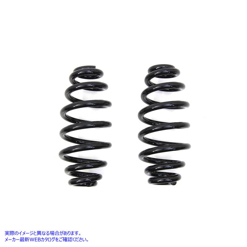 13-0476 ブラック 5 インチ シート スプリング セット 取寄せ Vツイン Black 5 inch Seat Spring Set (検索用／
