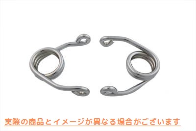 13-0540 クローム 3-1/2 インチ ヘアピン スプリング セット 取寄せ Vツイン Chrome 3-1/2 inch Hair Pin Spring Set (検索用／