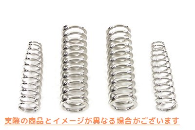 13-0787 レプリカ スプリング フォーク スプリング セット ニッケルメッキ 取寄せ Vツイン Replica Spring Fork Spring Set Nick