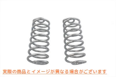 13-9174 クローム 5 インチ シート スプリング セット 取寄せ Vツイン Chrome 5 inch Seat Spring Set (検索用／52575-65