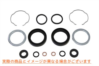 14-0038 フォークシールキット 取寄せ Vツイン Fork Seal Kit (検索用／45849-84 James JGI-45849-84