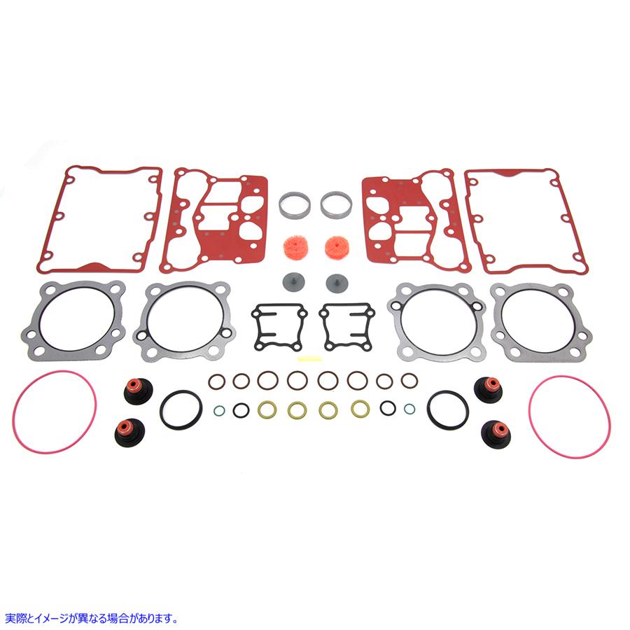 15-0001 95 インチ/103 インチ トップエンド ガスケット キット 取寄せ Vツイン 95 inch/103 inch Top End Gasket Kit (検索用／