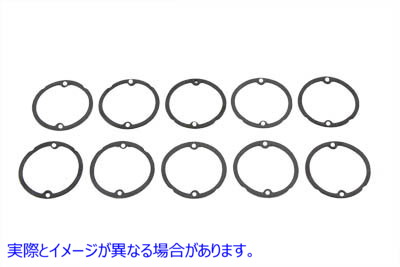 15-0187 ウインカーレンズガスケット 取寄せ Vツイン Turn Signal Lens Gaskets (検索用／68481-73