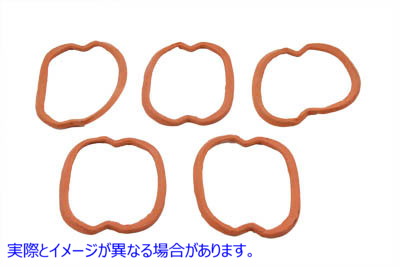 15-0206 テールランプレンズガスケット 取寄せ Vツイン Tail Lamp Lens Gasket (検索用／68025-73