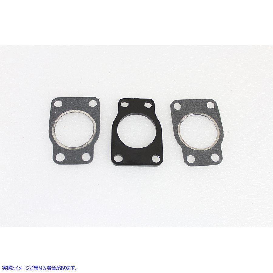 15-0538 Linkert キャブレター インシュレーター ガスケット キット 取寄せ Vツイン Linkert Carburetor Insulator Gasket Kit (