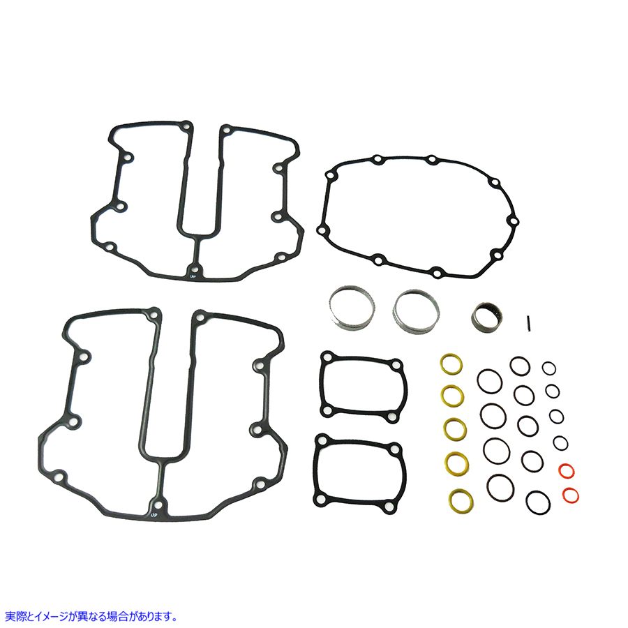 15-0570 M8ロッカーボックス/カムガスケットキット 取寄せ Vツイン M8 Rocker Box/Cam Gasket Kit (検索用／25700731
