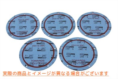 15-1249 Vツインダービーカバーガスケット 取寄せ Vツイン V-Twin Derby Cover Gasket (検索用／25416-99C 25416-99D