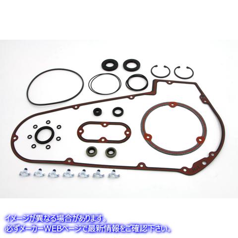 15-1335 James Foamet ビーズプライマリーカバーガスケットキット 取寄せ Vツイン James Foamet Beaded Primary Cover Gasket Ki