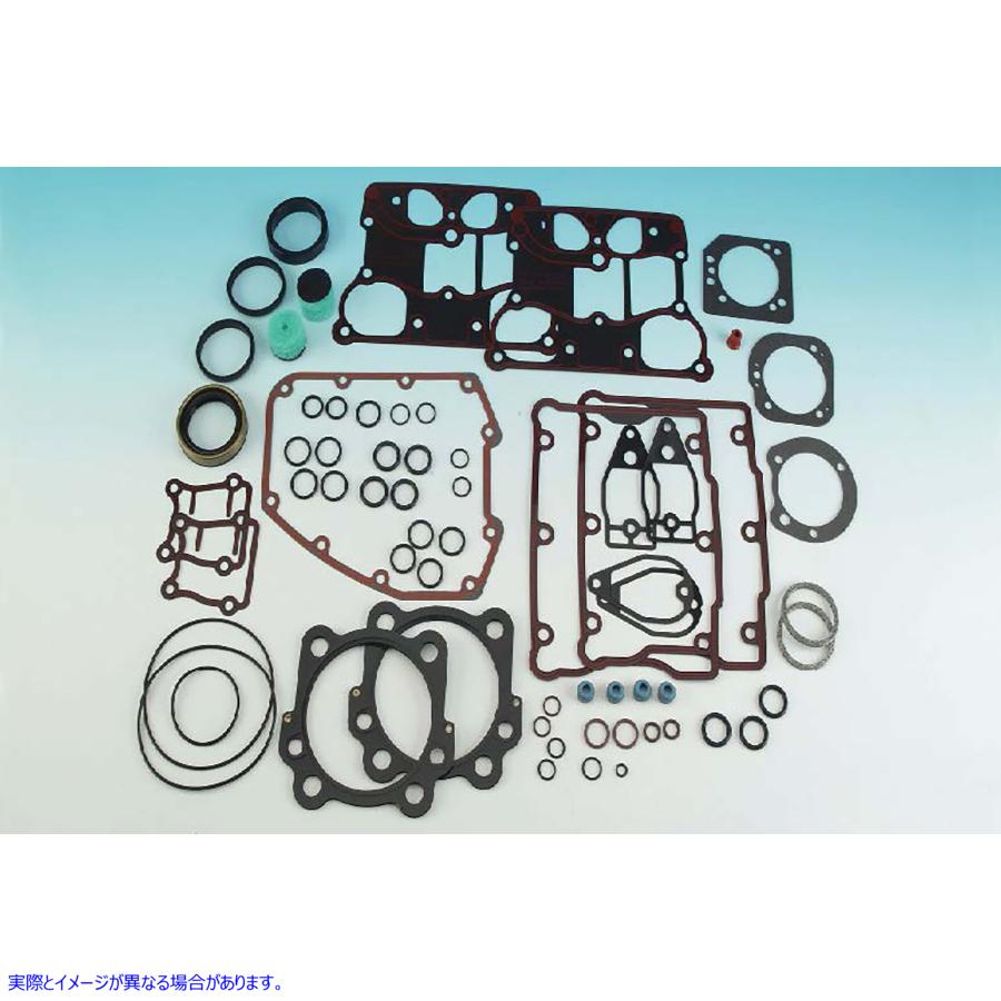 15-1347 ジェームスモーターガスケットセット 取寄せ Vツイン James Motor Gasket Set (検索用／ James 17055-99-MLS