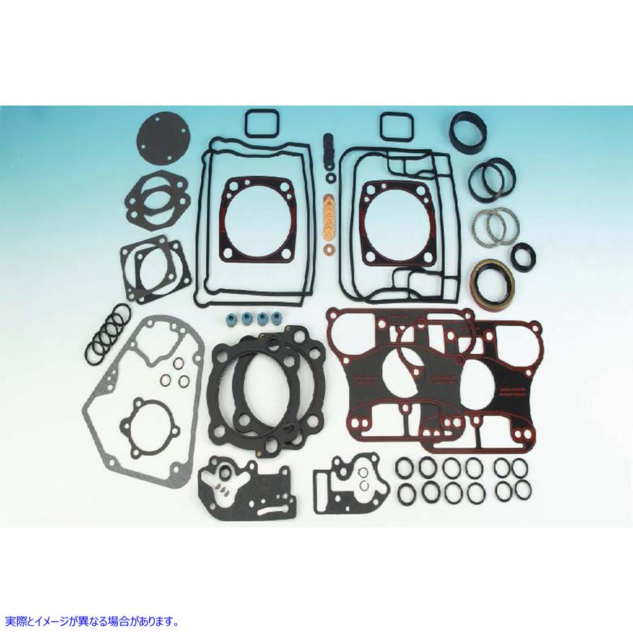 15-1360 ジェームスモーターガスケットセット 取寄せ Vツイン James Motor Gasket Set (検索用／ James JGI-17035-83-ML