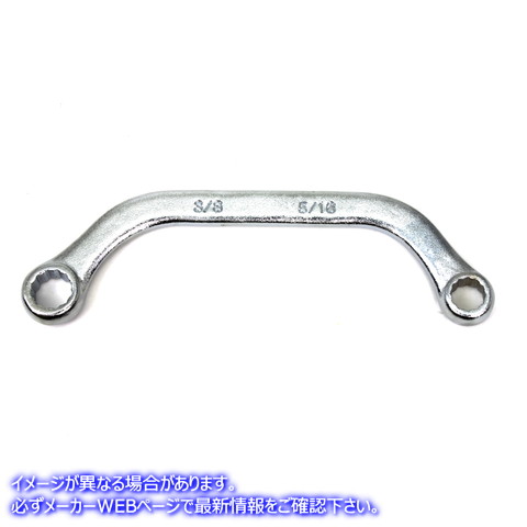 16-0734 クロームソケットインチSインチレンチ5/16インチと3/8インチ 取寄せ Vツイン Chrome Socket inchS inch Wrench 5/16 inc