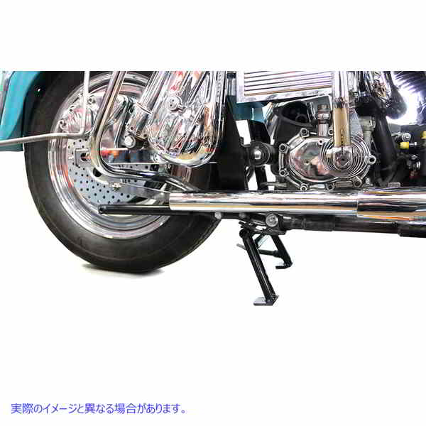 16-1111 【廃番】 ブラックセンタースタンド 取寄せ Vツイン Black Center Stand (検索用／